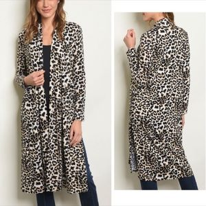 😍 JUST IN🤩 Leopard print lightweight cardigan